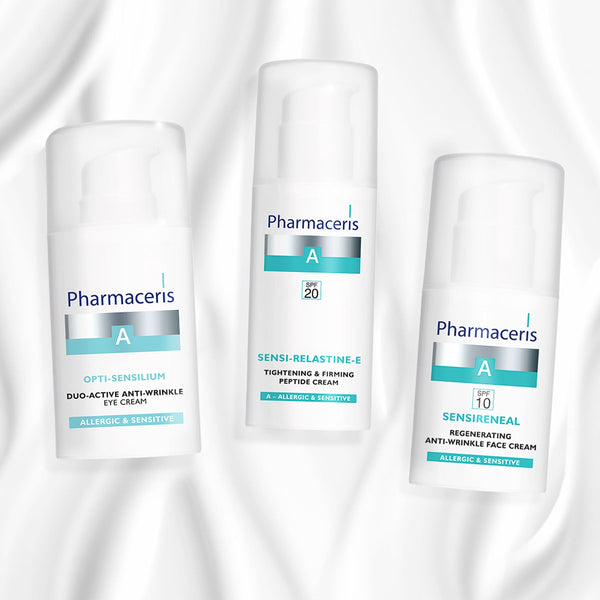 Pharmaceris dermocosmetic skincare products for sensitive, acne-prone and redness-prone skin with targeted clinical care