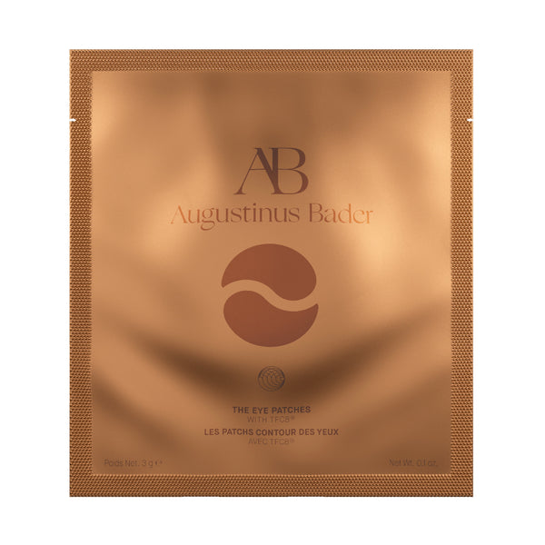 Augustinus Bader eye patch packaging on a white background