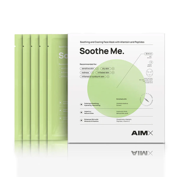 AimX Soothing sheet mask with peptides