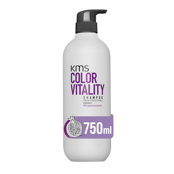 KMS Color Vitality shampoo bottle on a white background