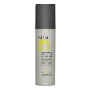 KMS Hair Play molding paste bottle on a white background