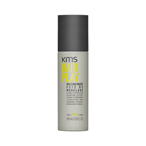 KMS Hair Play molding paste bottle on a white background