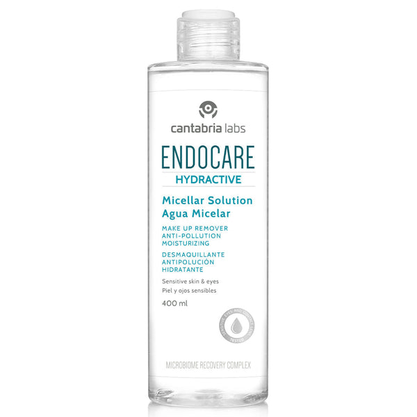Cantabria Labs Endocare Hydractive Micellar Solution bottle on a white background