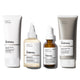 Collection of The Ordinary skincare products on a white background
