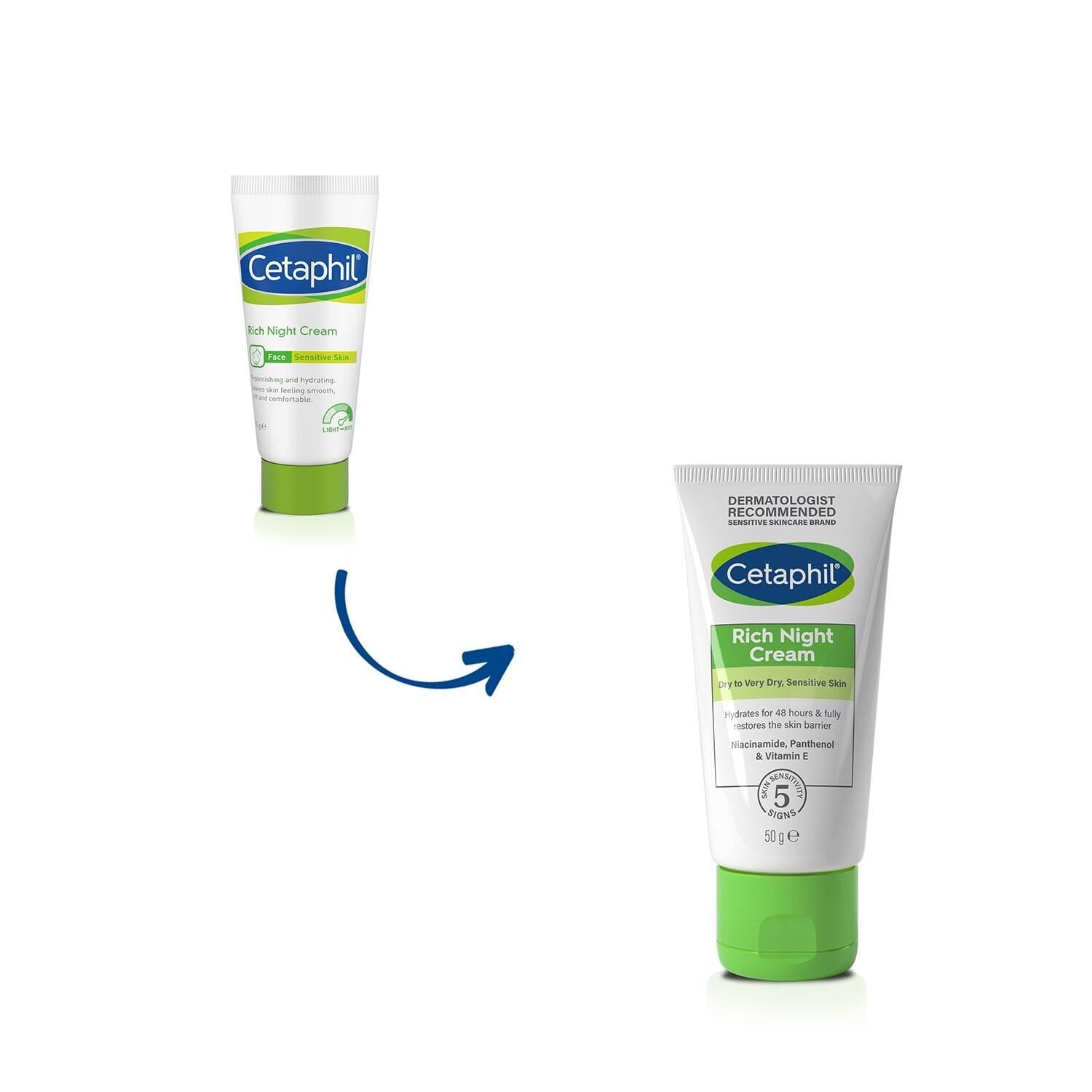 N.RICH クリーム 50g Cetaphil Rich Night Cream 50g | Face the Future