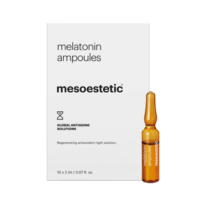 mesoestetic Melatonin Ampoules vial and packaging