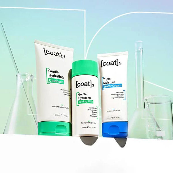 Coats skincare products for skin barrier support, hydration and clearer, balanced-looking skin