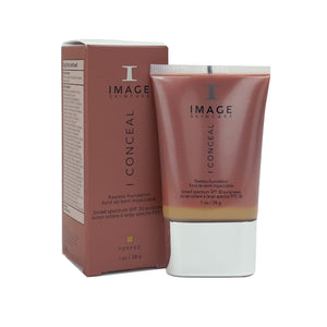 Image Skincare I Conceal Flawless Foundation Toffee tube and packaging