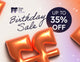 Birthday sale