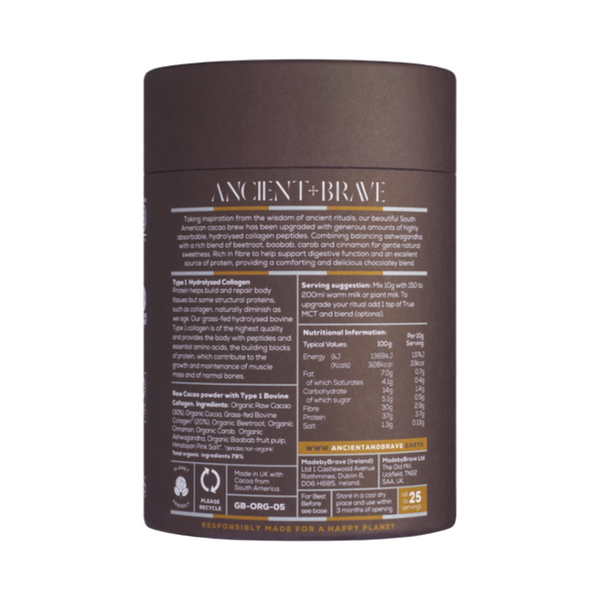 Ancient + Brave Cacao + Collagen Tub