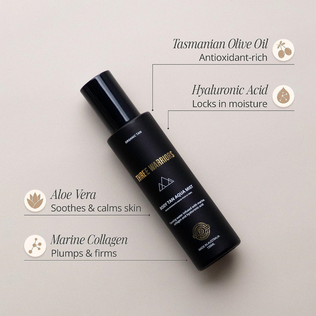 Three Warriors Body Tan Water