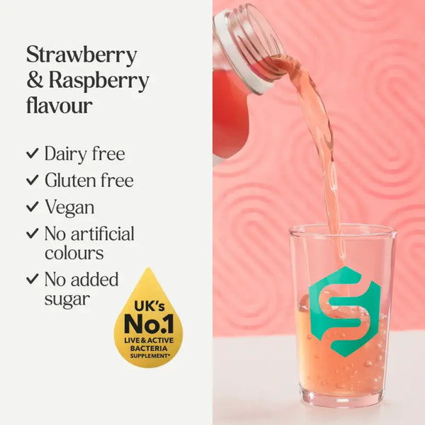 Symprove Daily Gut Solution Strawberry & Raspberry 4 x 500ml