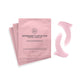 Two pink sachets of Germaine de Capuccini Timexpert Wrink-Less alongside two pink textured silicone eye patch stickers on a white background.