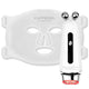 White facial mask device with LED lights on a white background