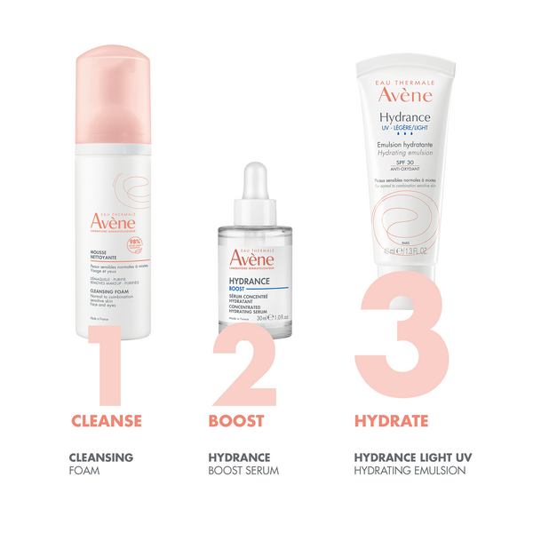 Avène Hydrance Light-UV Hydrating Emulsion SPF30 Moisturiser for Dehydrated Skin 40ml