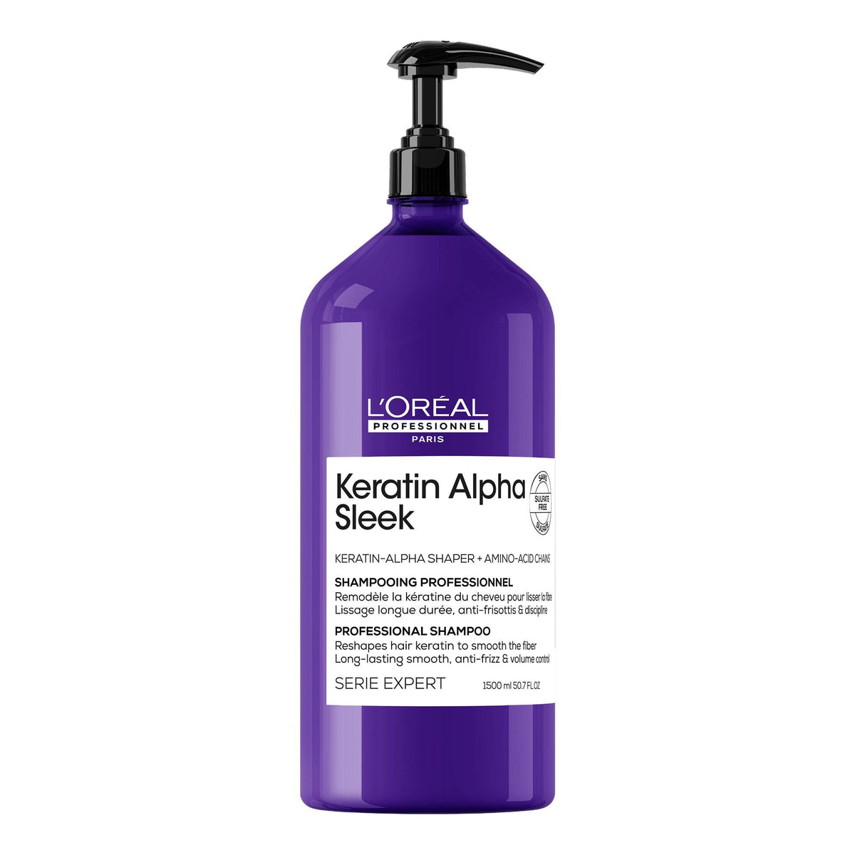 L'Oreal Professionnel Keratin Alpha Sleek Professional Shampoo 1500ml