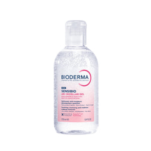 Bioderma Sensibio Micellar Gel Soothing Cleansing Anti-Redness Makeup Remover 250ml