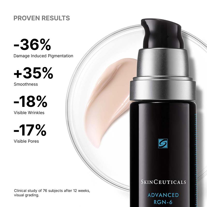 SkinCeuticals Advanced RGN-6 skincare product with proven results on a white background