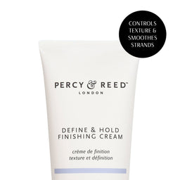 Percy & Reed Define & Hold Finishing Cream tube on a white background