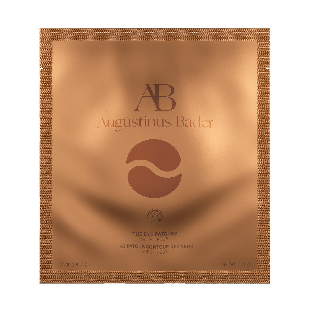 Augustinus Bader eye patch packaging on a white background