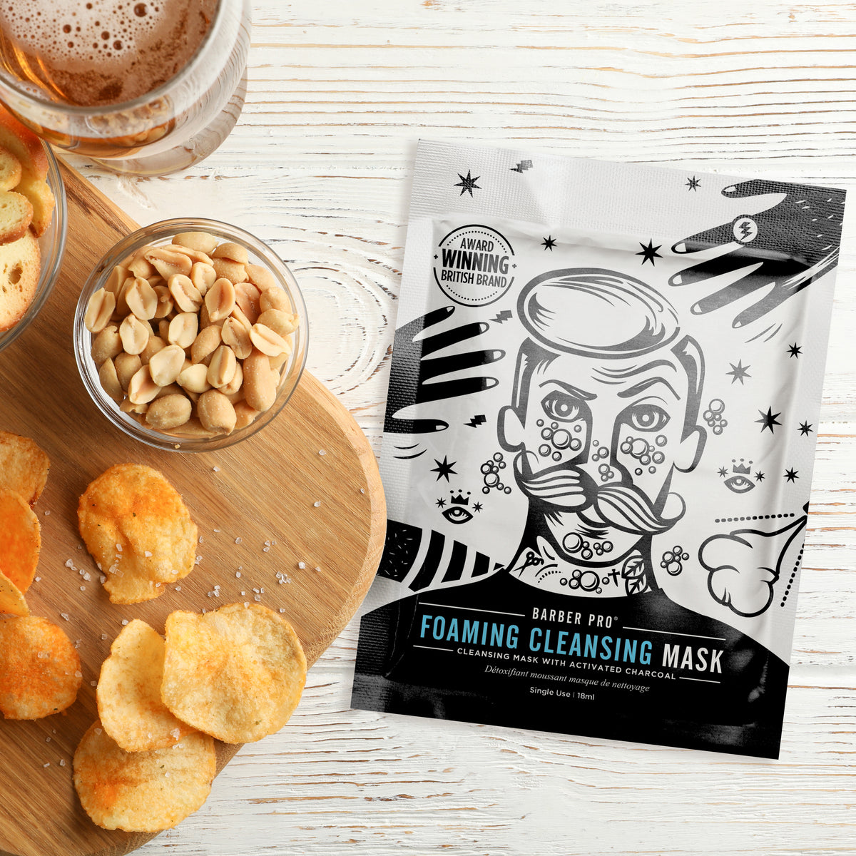 BARBER PRO Foaming Cleansing Mask