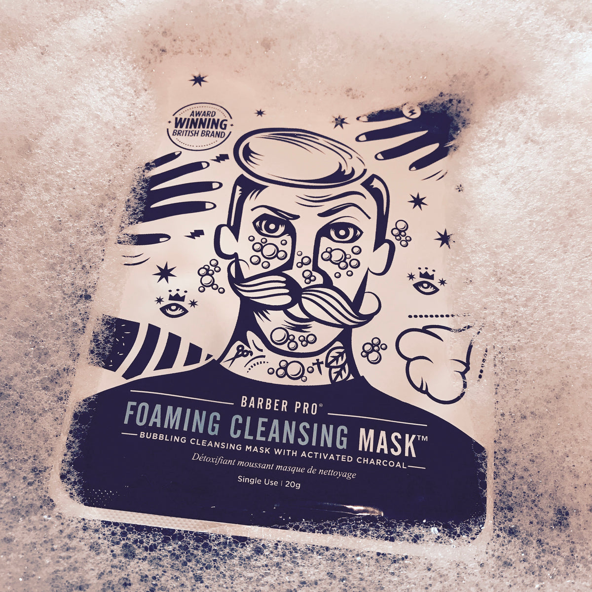 BARBER PRO Foaming Cleansing Mask