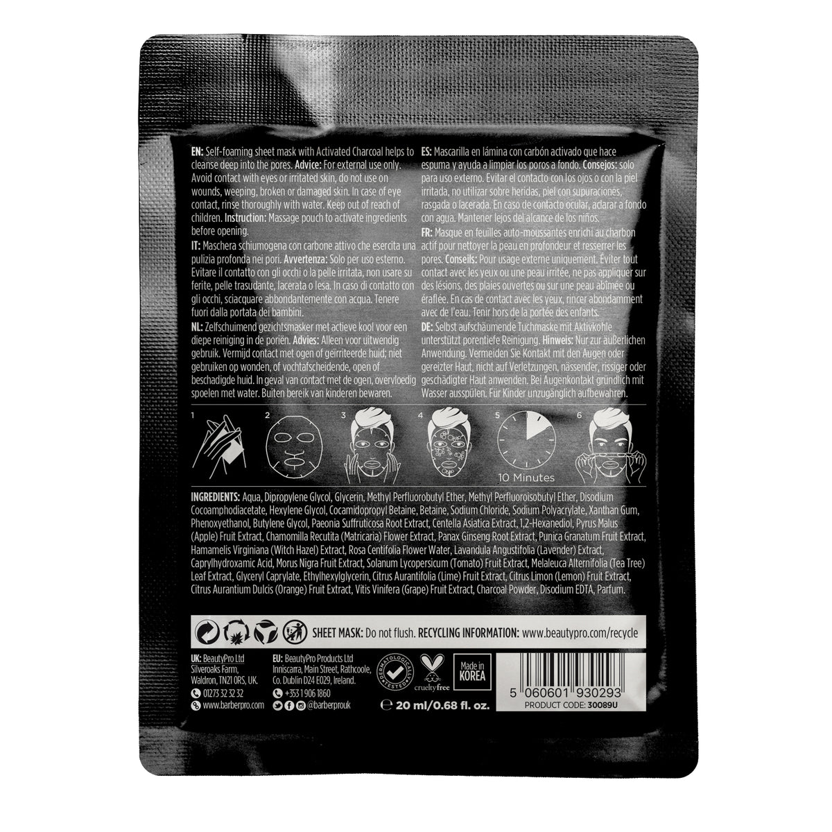 BARBER PRO Foaming Cleansing Mask