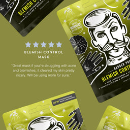 BARBER PRO Blemish Control Face Sheet Mask