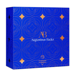 Blue packaging box with gold patterns and 'Augustinus Bader' branding
