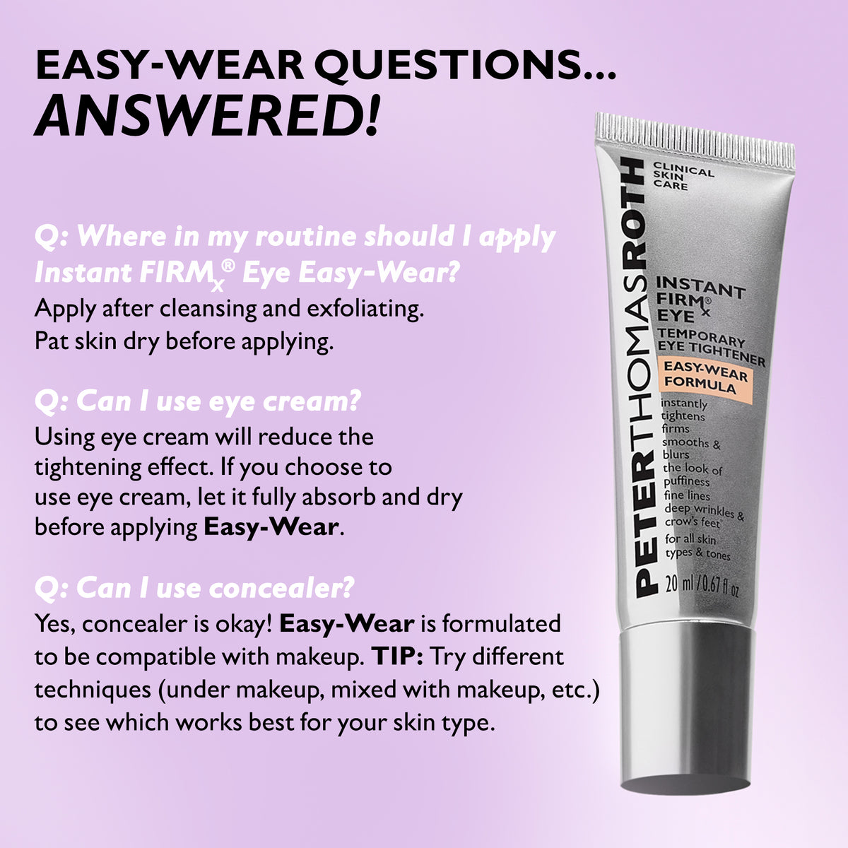Peter Thomas Roth Instant FIRMx® Temporary Eye Tightener Easy-Wear Formula