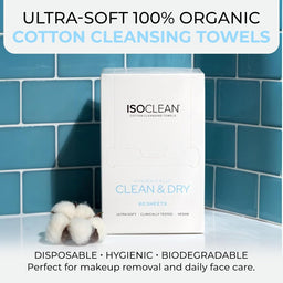 ISOSKIN Cotton Cleansing Towels - 60 sheets