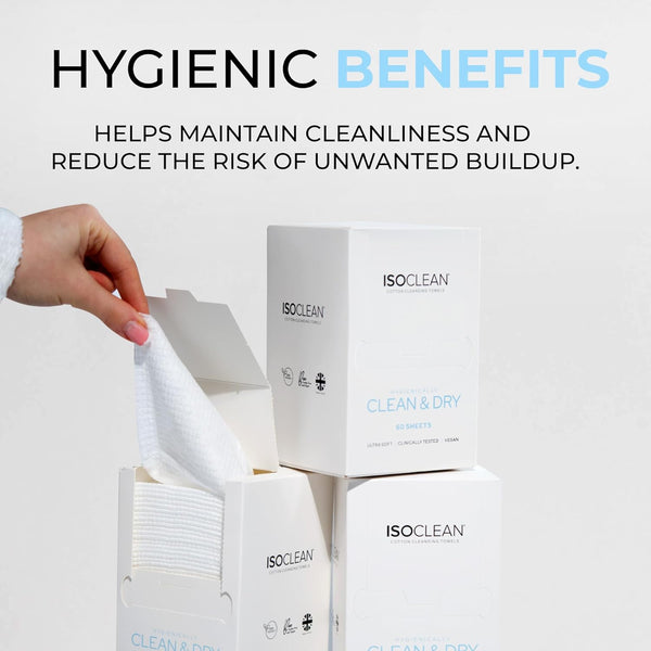 ISOSKIN Cotton Cleansing Towels - 60 sheets