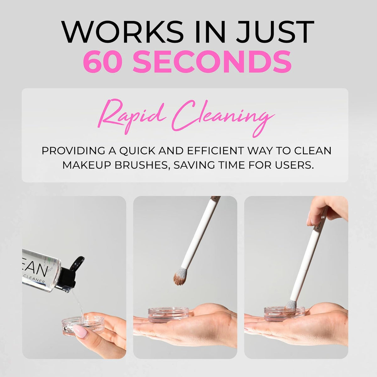 ISOCLEAN Makeup Brush Cleaner With Detachable Dip Tray 165ml