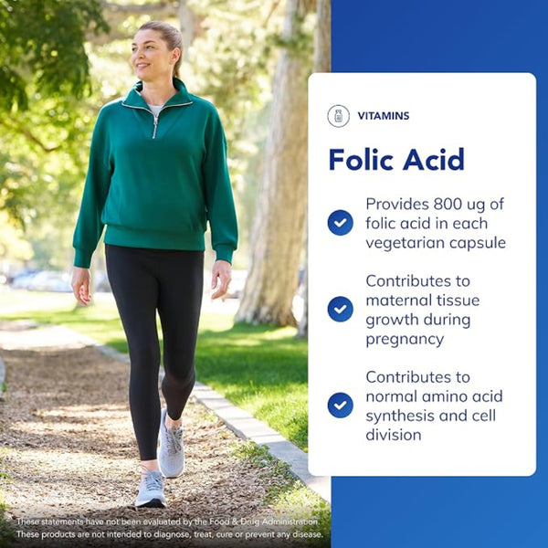 Pure Encapsulations Folic Acid 60 Capsules