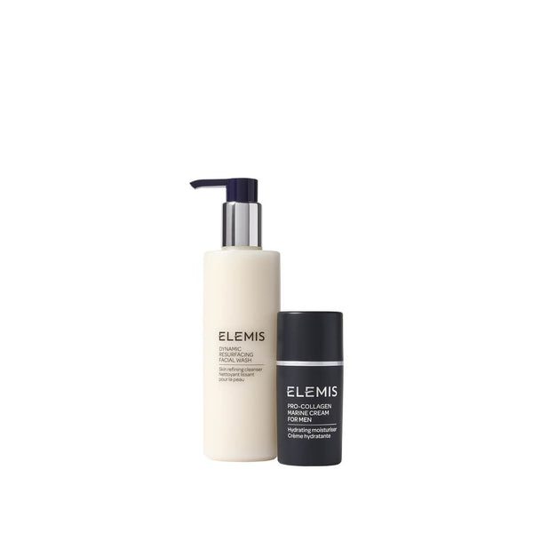 Two Elemis skincare products on a white background