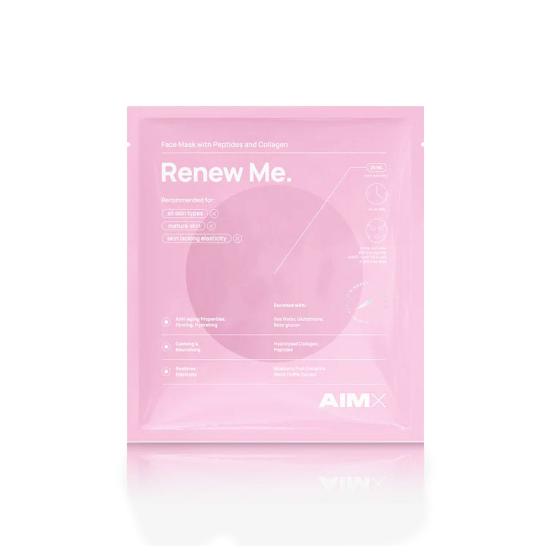 AimX Sheet mask with peptides and collagen 