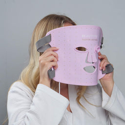 BEAUTYPRO Photon LED Light Therapy Facial Mask (Pink)