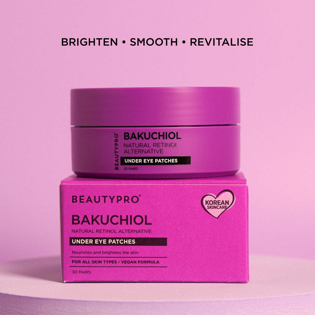 BEAUTYPRO BAKUCHIOL Under Eye Mask (30 Pairs)