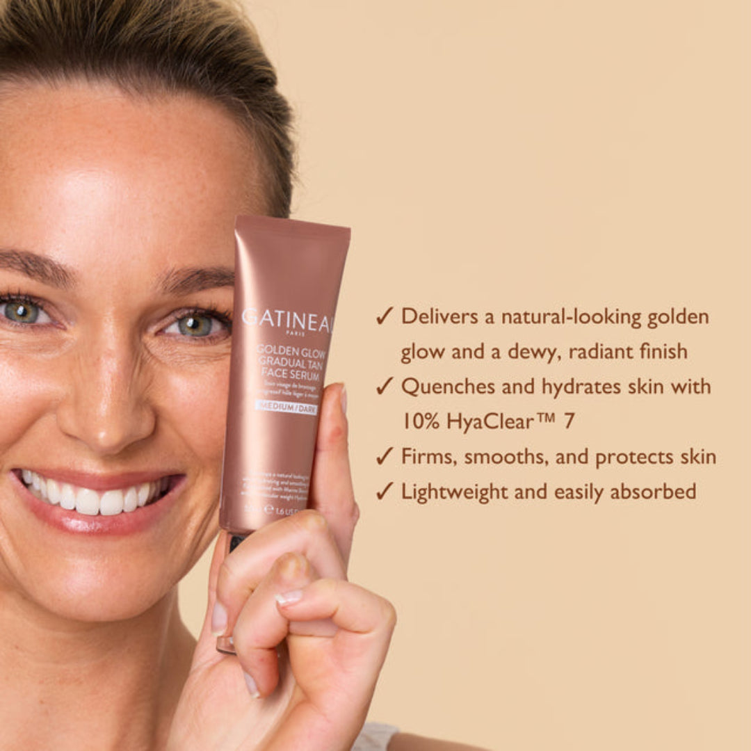 Gatineau Golden Glow Gradual Tan Face Serum Light/Medium 50ml