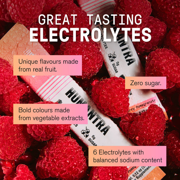 Humantra Berry Pomegranate Electrolyte Powder, 20 Sachets