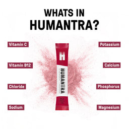 Humantra Black Cherry Electrolyte Powder, 20 Sachets