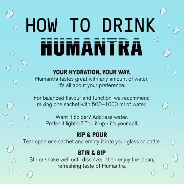 Humantra Black Cherry Electrolyte Powder, 20 Sachets