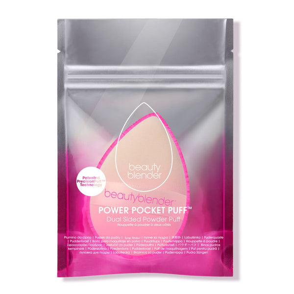 Beautyblender Power Pocket Puff Dual-Sided Powder Puff for Setting and Baking