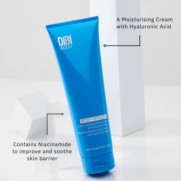 DIBI Milano Body Vitality Renewing Moisturising Cream with Hyaluronic Acid 300ml