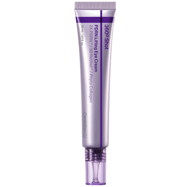 Skincare tube labeled '360 Shot' on a white background