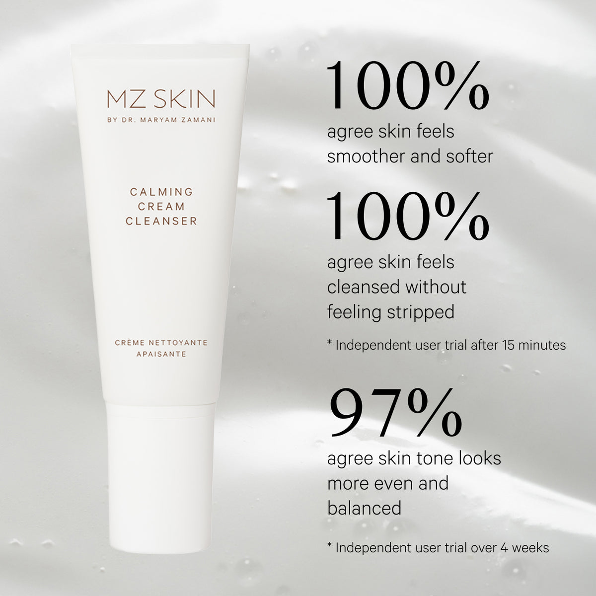 MZ SKIN Calming Cream Cleanser
