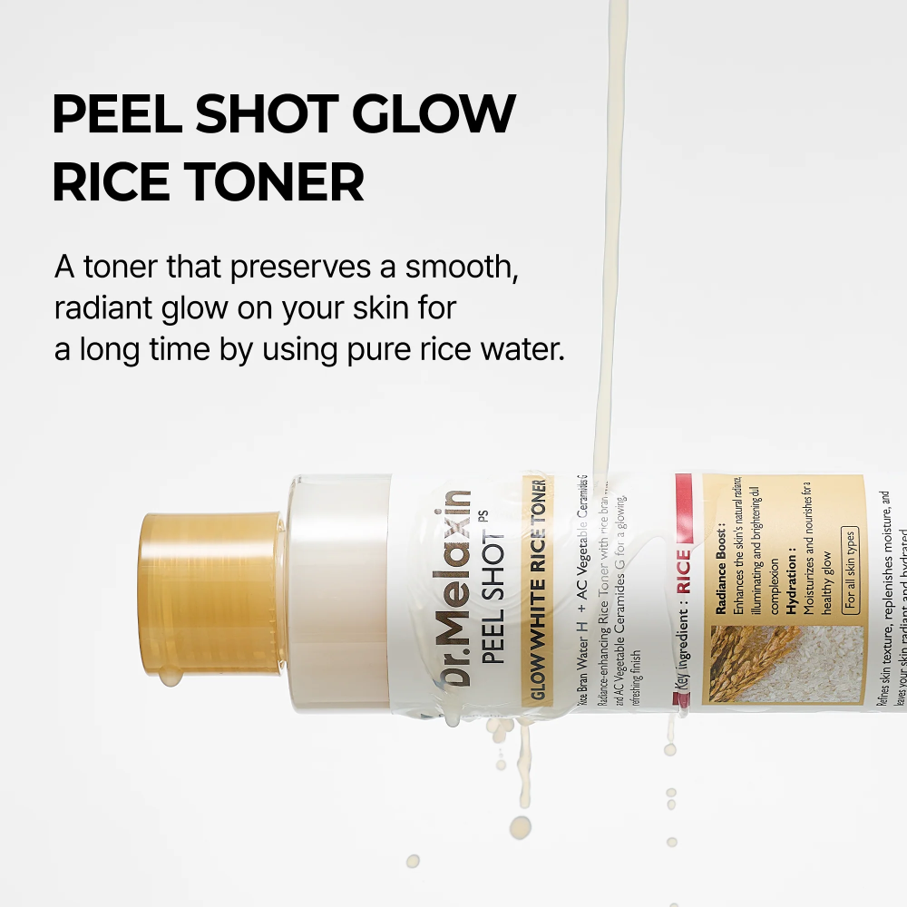 Dr. Melaxin Peel Shot Glow White Rice Toner 200ml