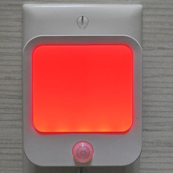 Plug In Night Light Attached To Wall Front View