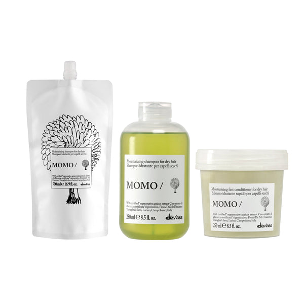  Davines MOMO Moisturizing Refill Trio 