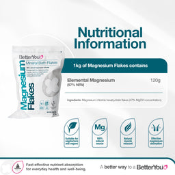 BetterYou Magnesium Flakes 1kg